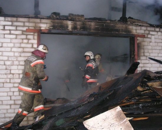 Пожар в Острогожском районе