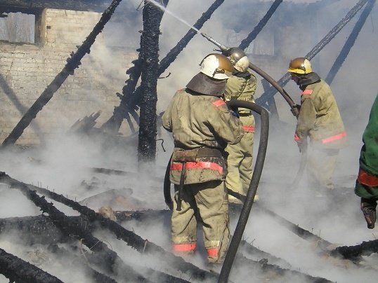 Пожар в Острогожском районе